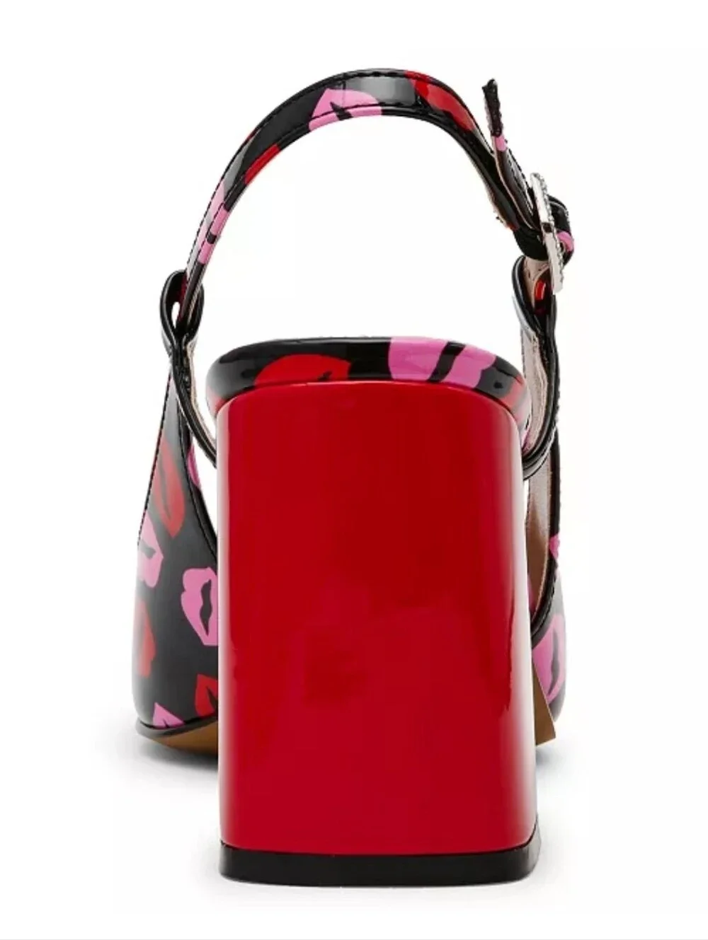 ❤️▪️💋 Betsey Johnson▪️Women Ashley Novelty Lips Slingback Block-Heel Pumps